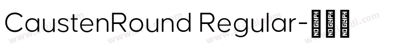CaustenRound Regular字体转换 CaustenRound Regular字体转换